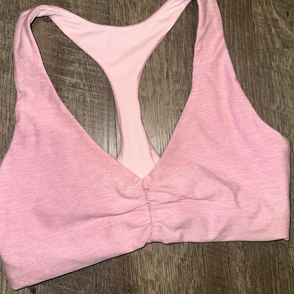 Pink Sports Bra